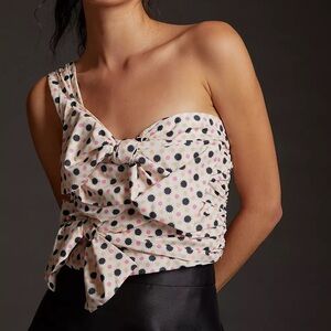 Anthropologie Maeve Floral Crop Top